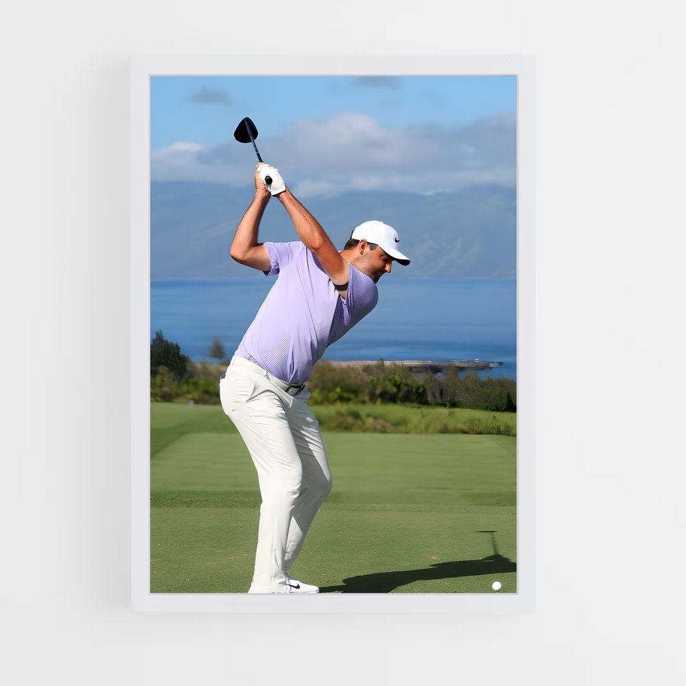 Poster Scottie scheffler – affiche Golf (vue 3)